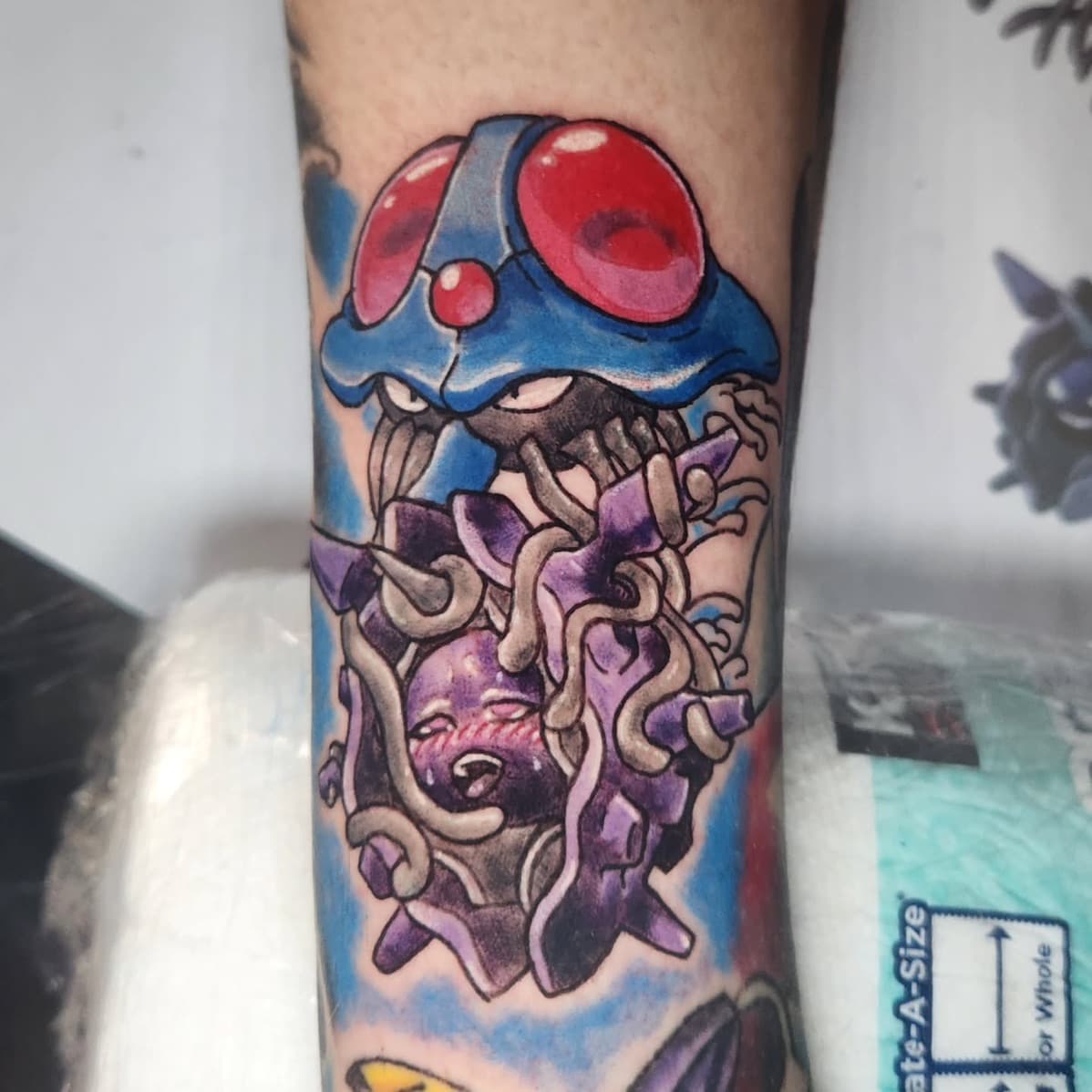 Recent tattoo work from Houses of the Holy